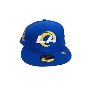 New Era Los Angeles Rams 59FIFTY Fitted Cap Hat Size 7 5/8 (NEW)